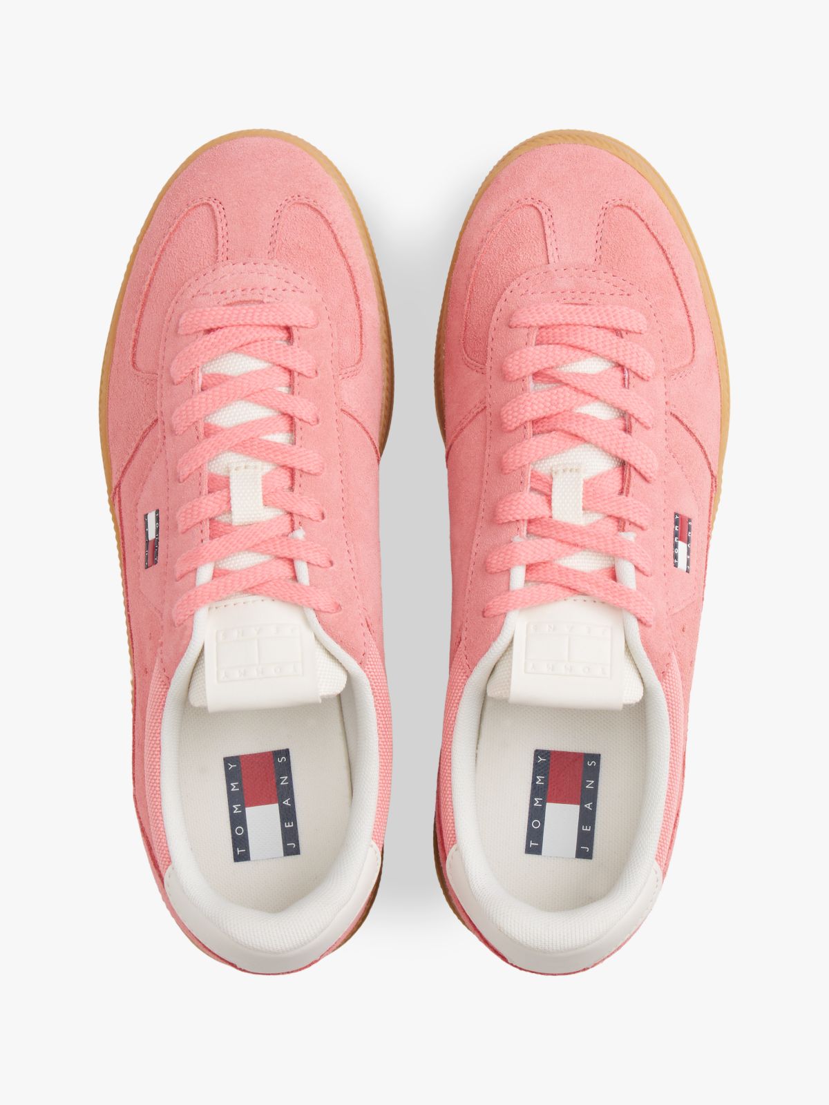 The Greenwich Suede Chunky Trainers — Pink