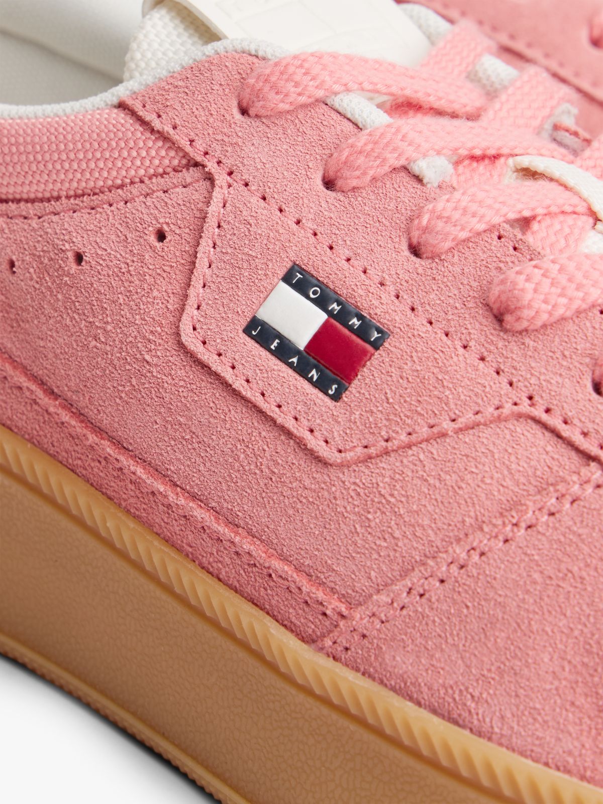 The Greenwich Suede Chunky Trainers — Pink