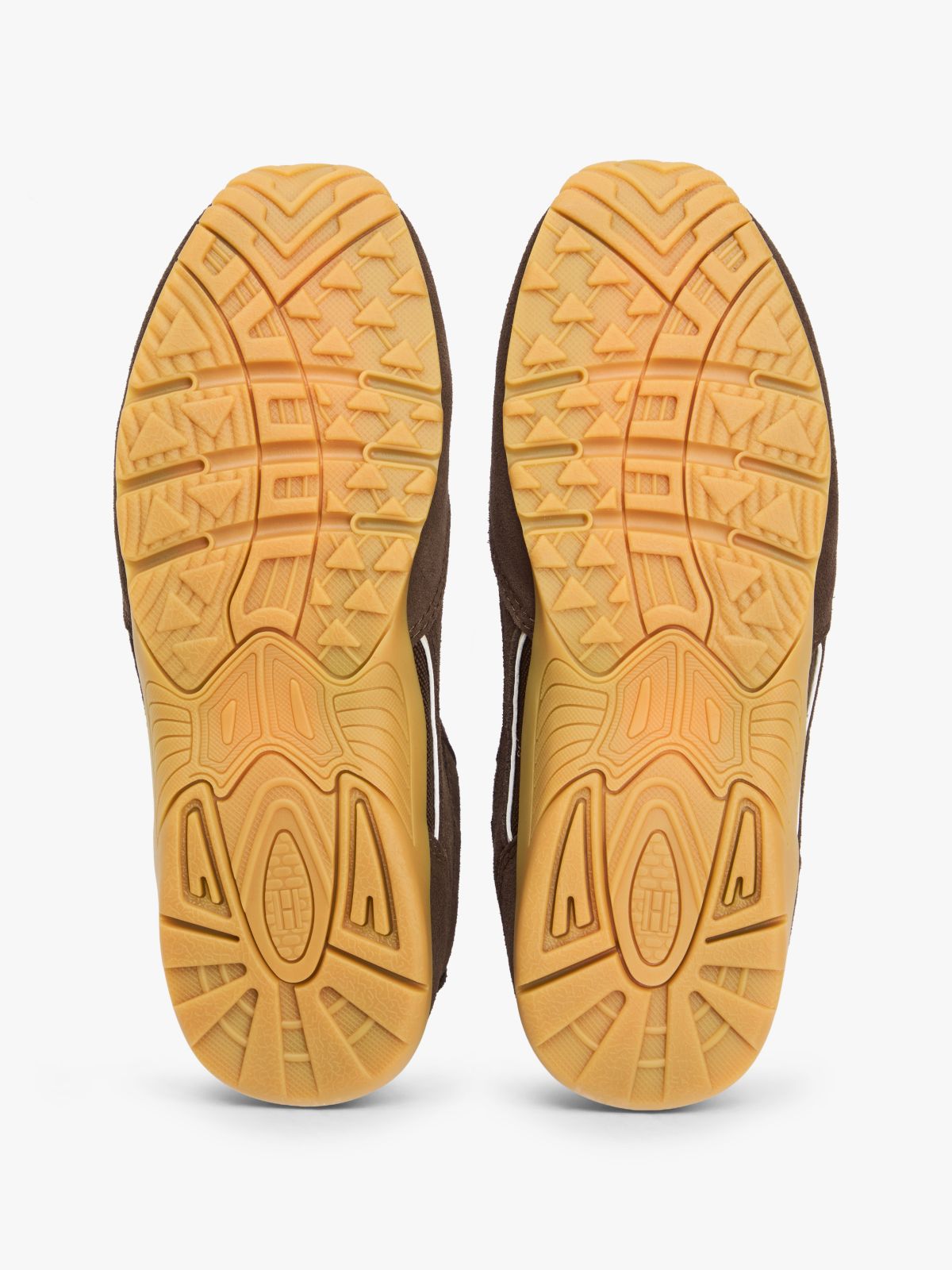 Suede Cleat Archive Runner Trainers — Brown