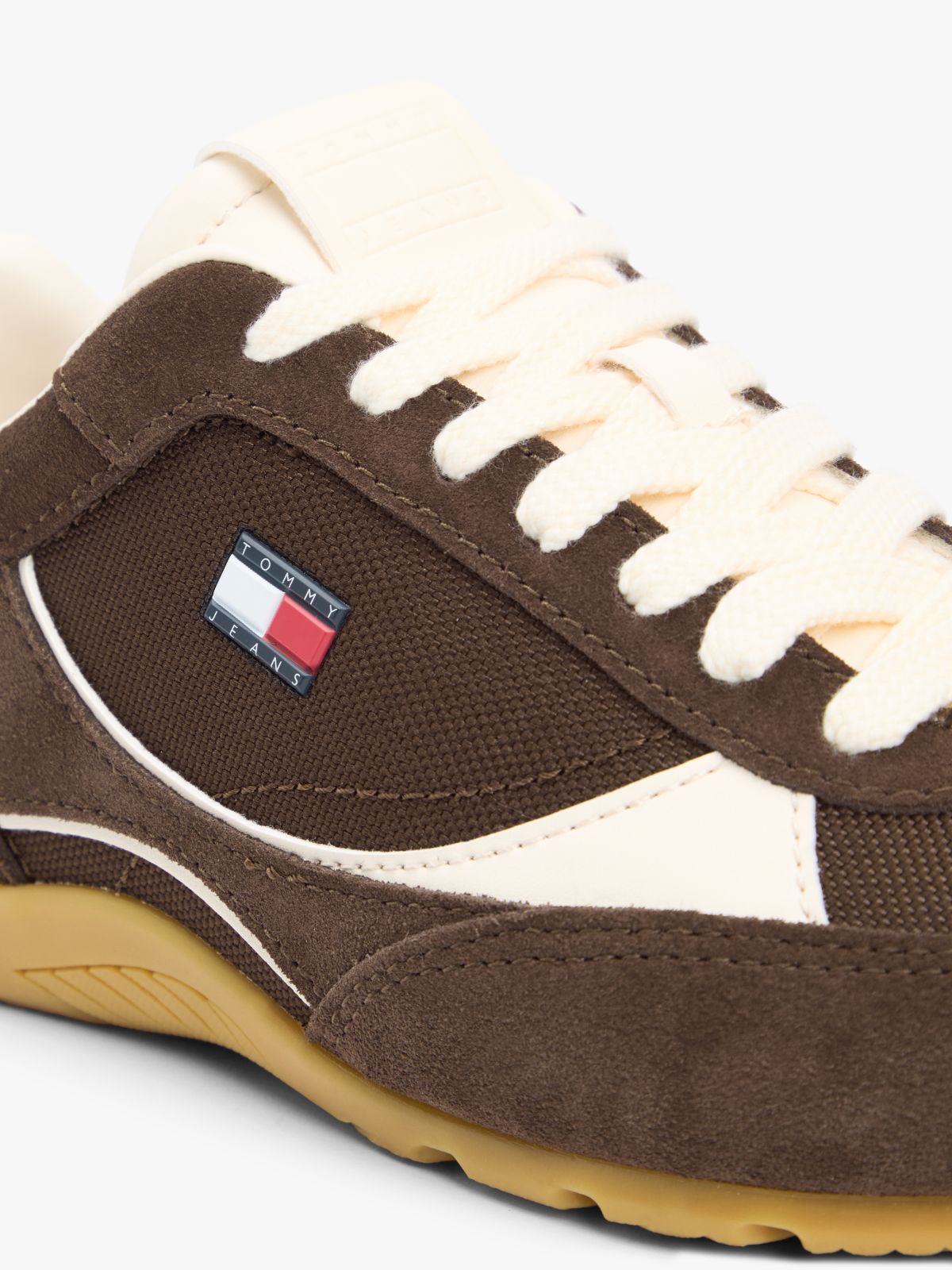 Suede Cleat Archive Runner Trainers — Brown