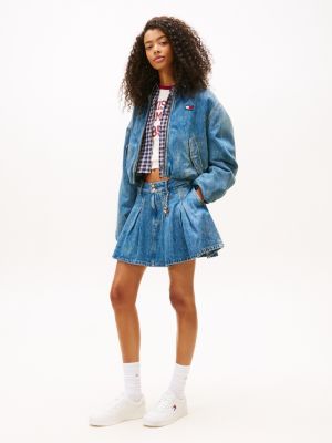 white the greenwich leather contrast heel trainers for women tommy jeans