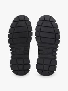 Chunky Cleat Knit Trainers — Black 5