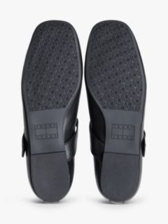 Leather Buckle Ballerinas — Black 5