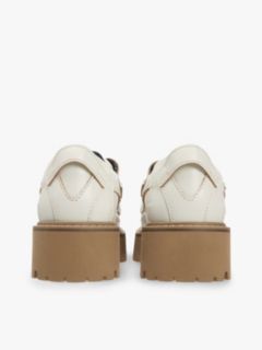 Archive Leather Chunky Cleat Boat Shoes — White 4