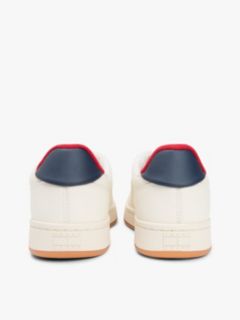 Leather Archive Court Trainers With Charms — White 4