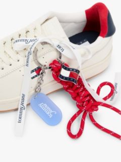 Leather Archive Court Trainers With Charms — White 6