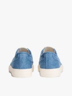 Archive Flag Stripe Washed Denim Trainers — Blue 4