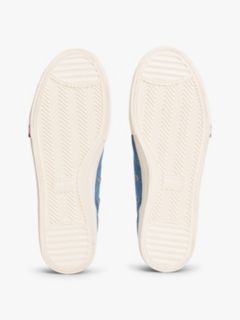 Archive Flag Stripe Washed Denim Trainers — Blue 5