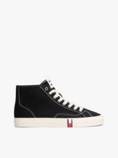 Archive Flag Stripe Mid-Top Trainers — Black 1