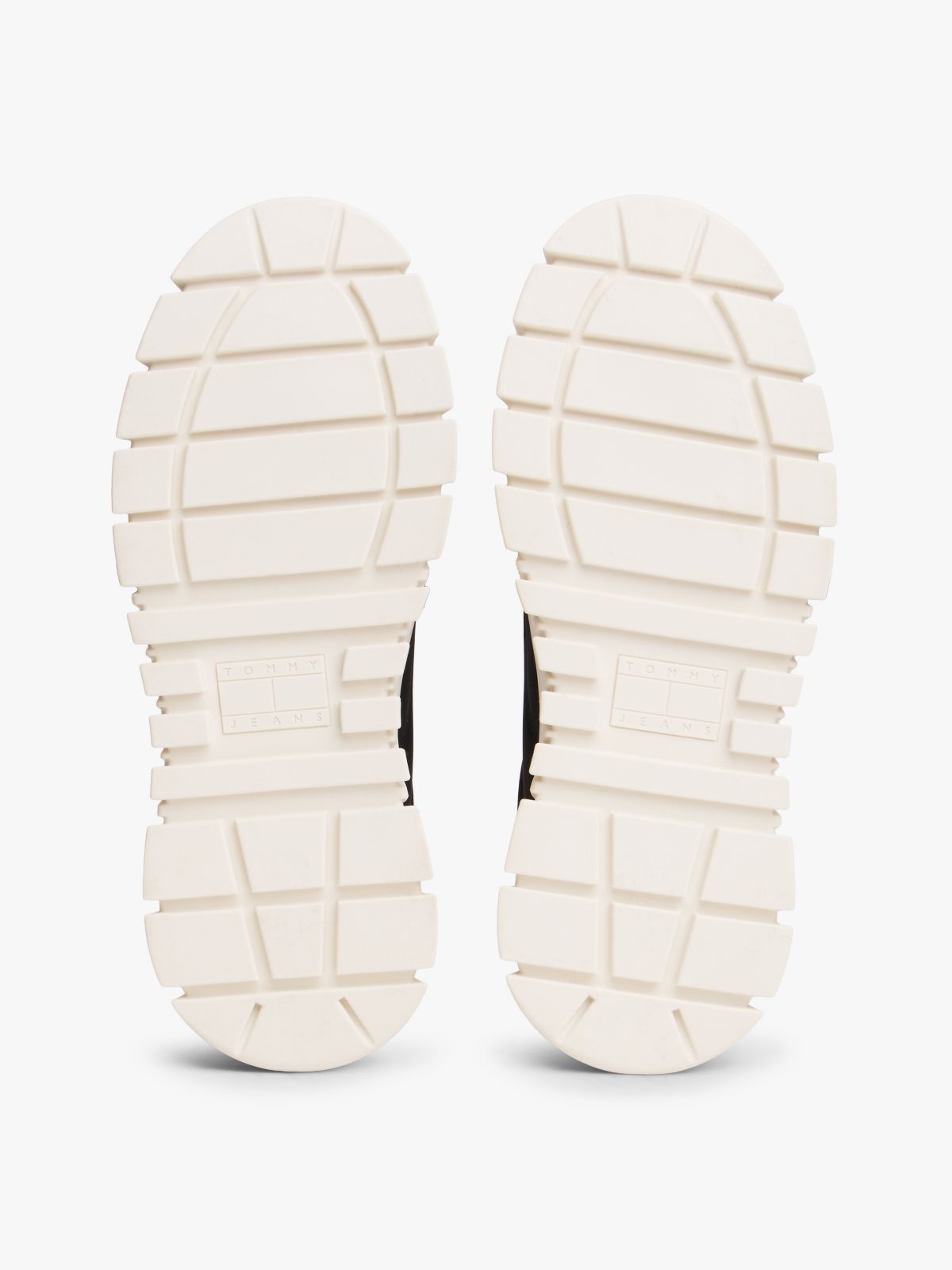 Logo Tab Platform Cleat Trainers — Black