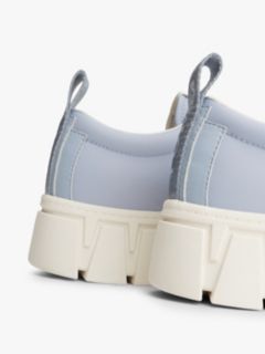 Logo Tab Platform Cleat Trainers — Blue 6