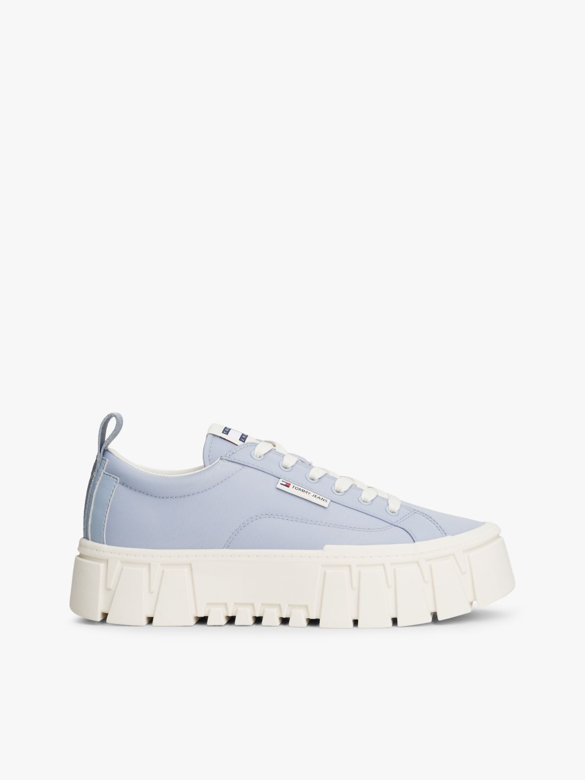 Logo Tab Platform Cleat Trainers — Blue