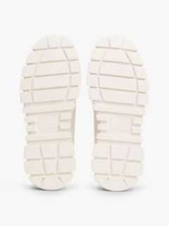 Logo Tab Platform Cleat Trainers — White 5