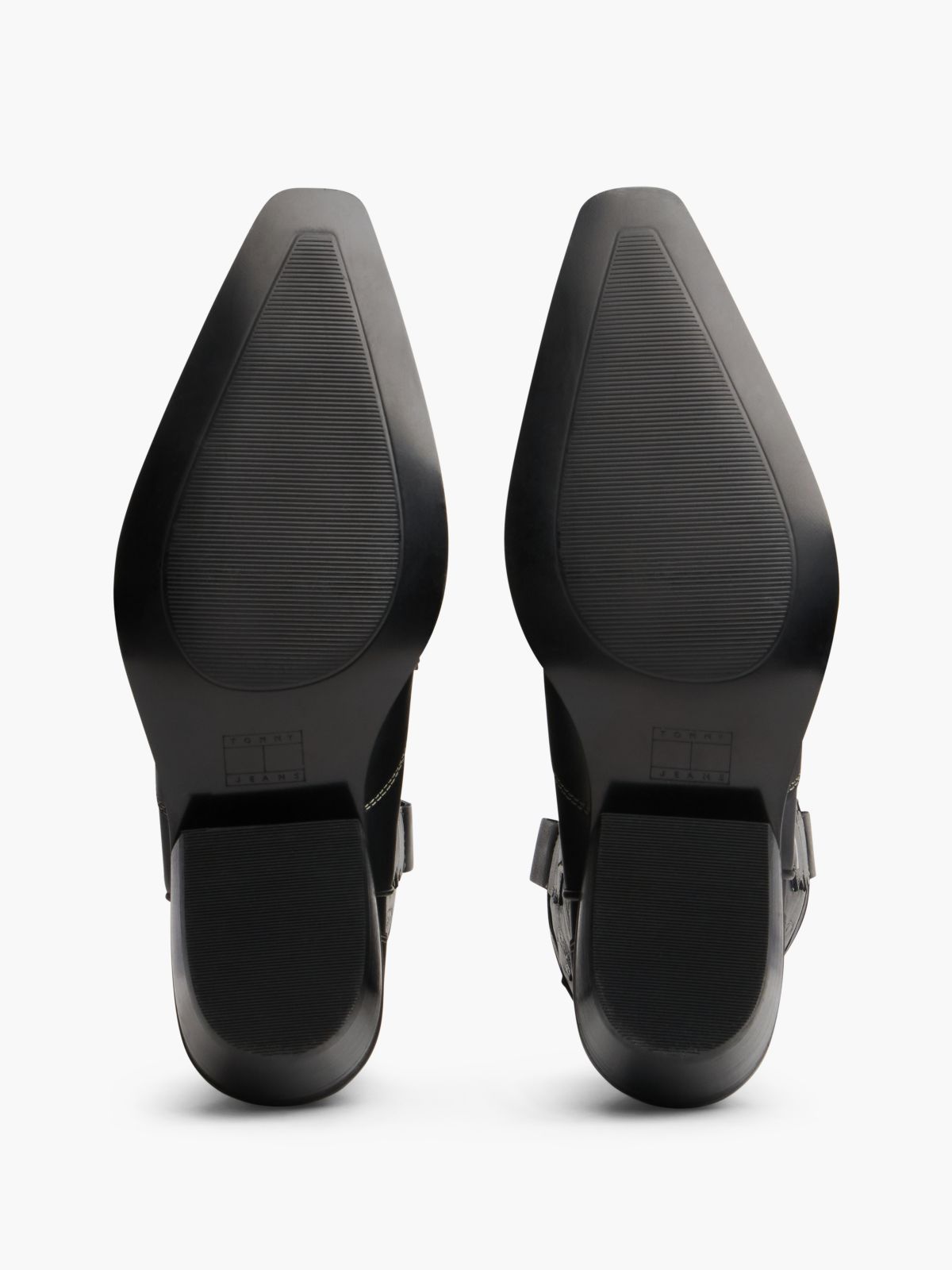 Archive Leather Cowboy Boots — Black