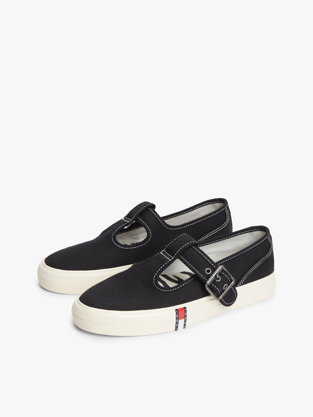 Archive Mary Jane Buckle Trainers — Black