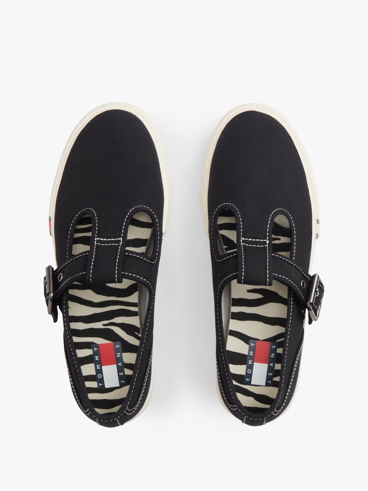 Archive Mary Jane Buckle Trainers — Black