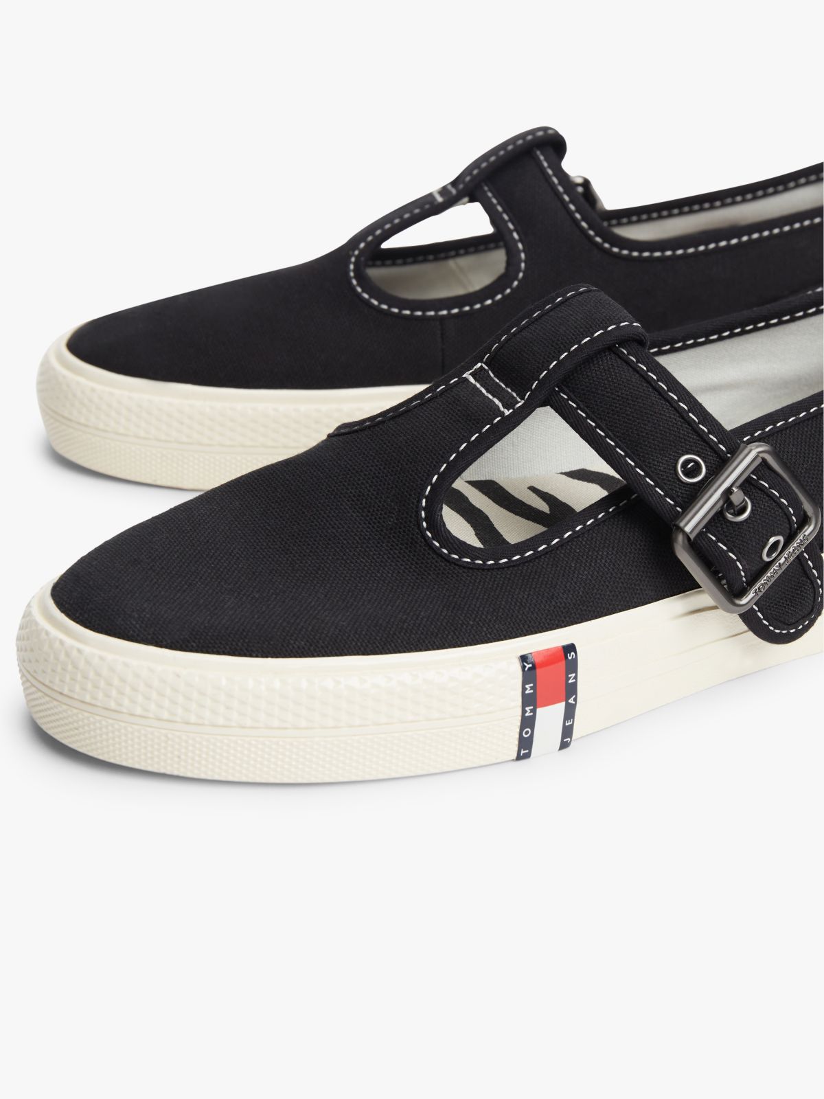 Archive Mary Jane Buckle Trainers — Black