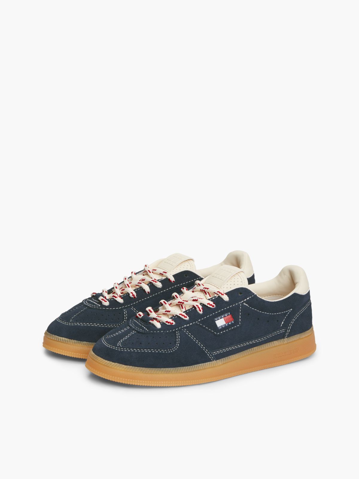 The Greenwich Suede Cupsole Trainers — Blue