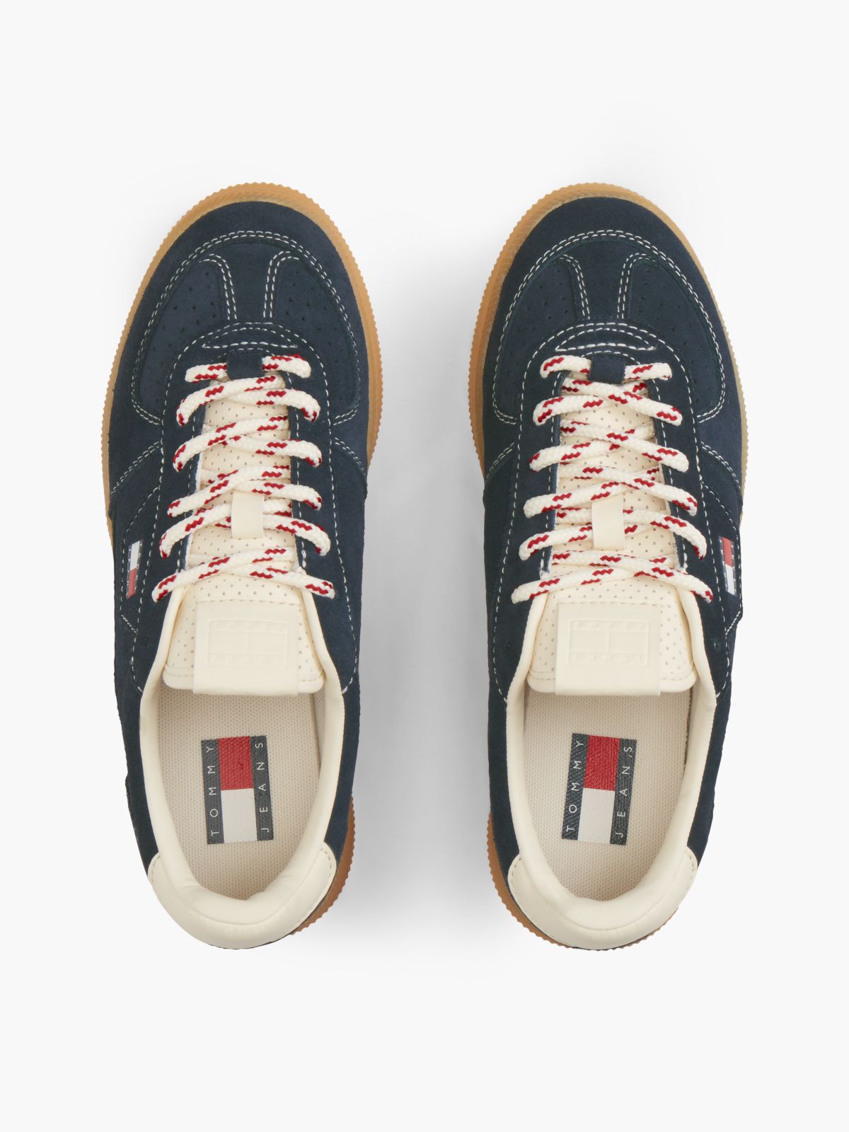 The Greenwich Suede Cupsole Trainers — Blue