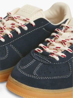 The Greenwich Suede Cupsole Trainers — Blue 6