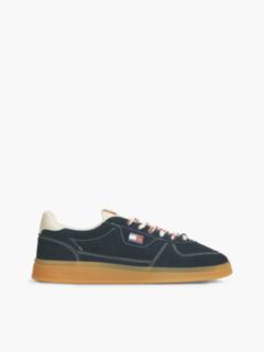 The Greenwich Suede Cupsole Trainers — Blue 1