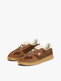 The Greenwich Suede Cupsole Trainers — Brown 2