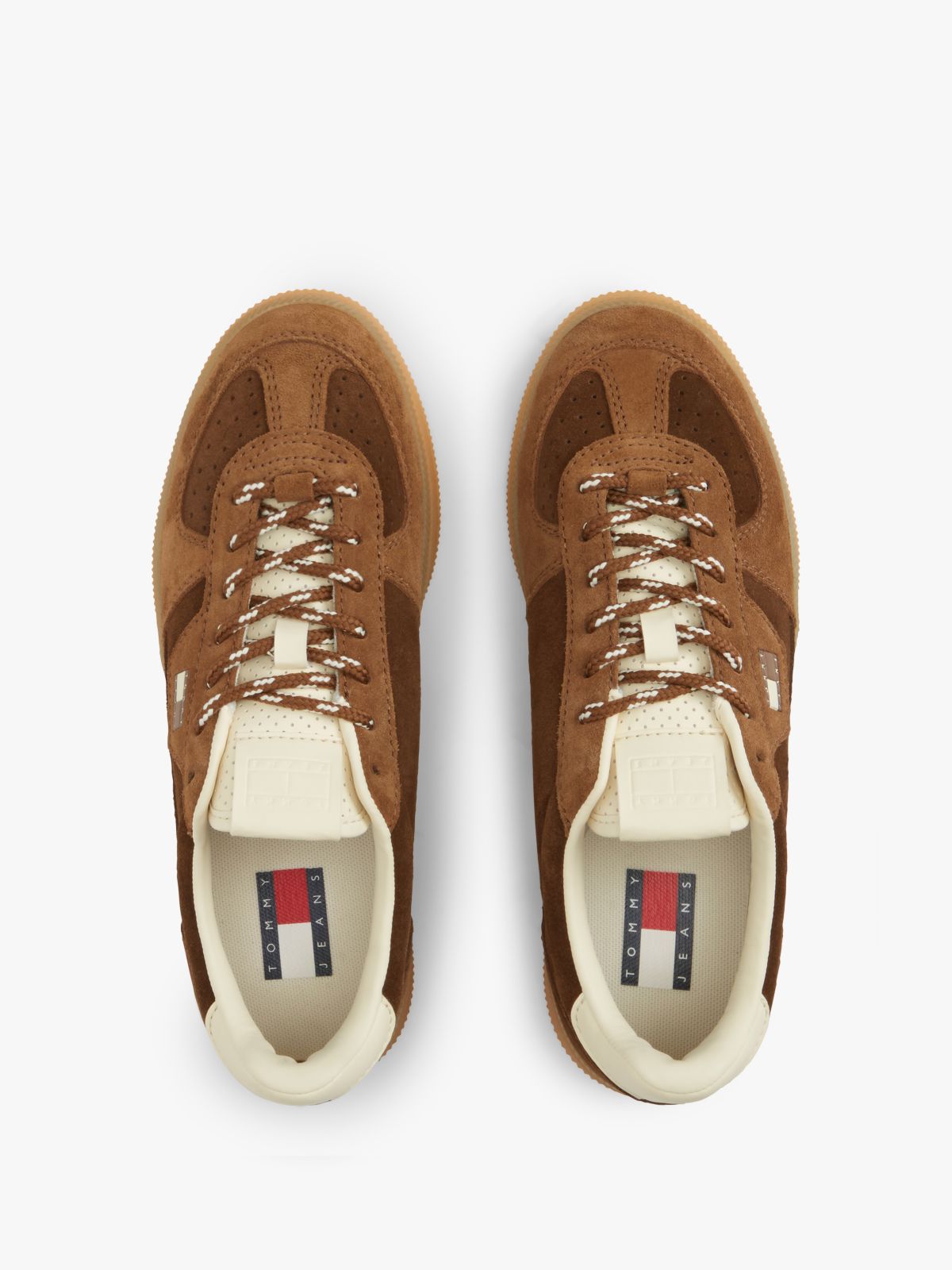The Greenwich Suede Cupsole Trainers — Brown