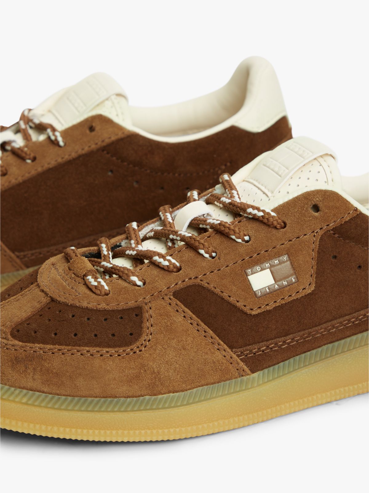 The Greenwich Suede Cupsole Trainers — Brown