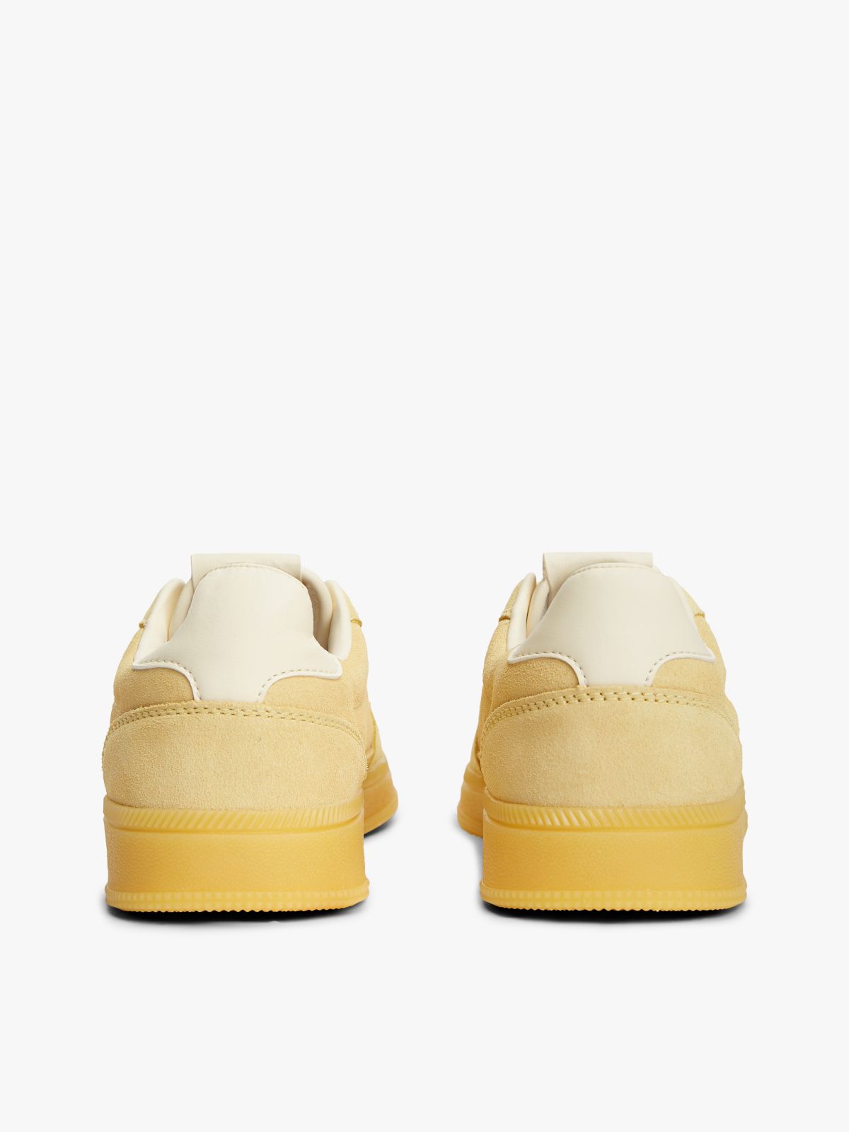 The Greenwich Suede Cupsole Trainers — Yellow
