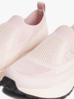 Logo Knit Cleat Slip-On Trainers — Pink 6