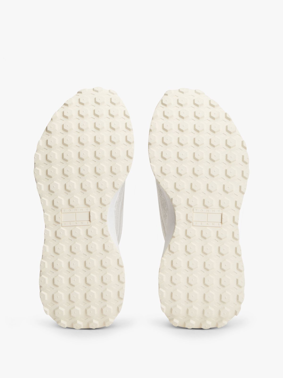 Logo Knit Cleat Slip-On Trainers — White