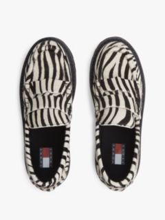Archive Zebra Print Cleat Penny Loafers — Multi 3