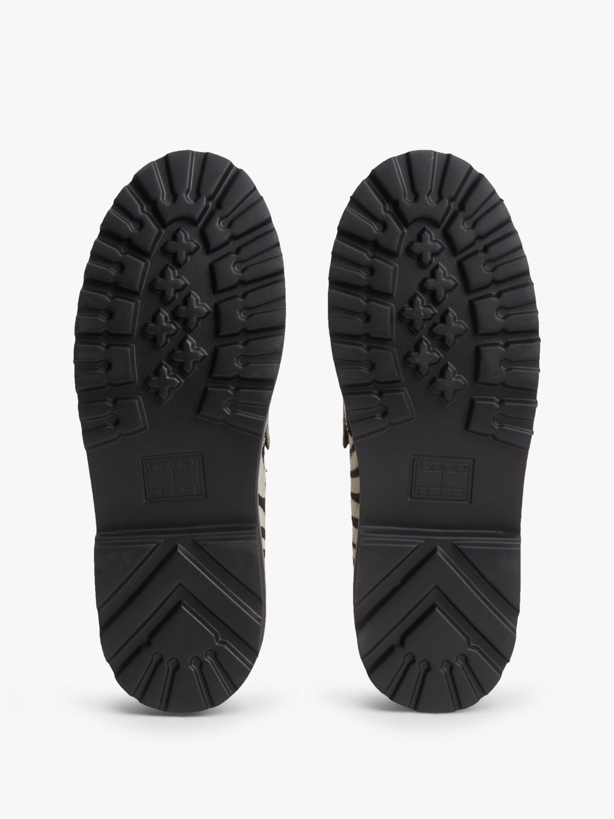 Archive Zebra Print Cleat Penny Loafers — Multi