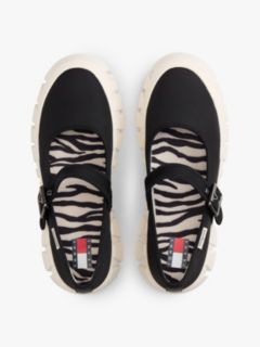 Mary Jane Platform Trainers — Black 3