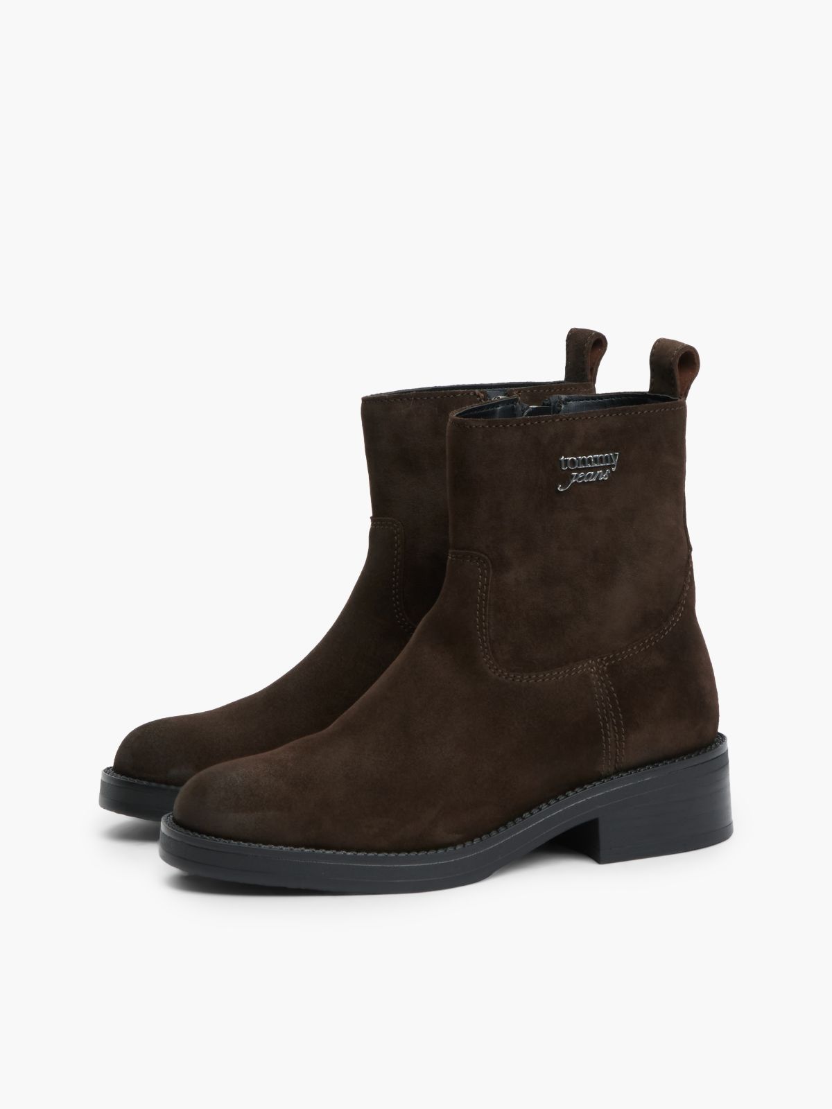 Suede Soft Outsole Chelsea Boots — Brown