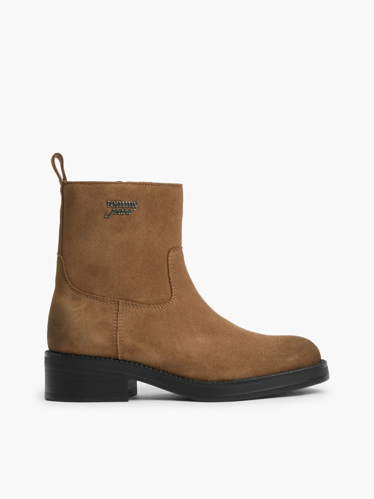 Suede Soft Outsole Chelsea Boots — Brown