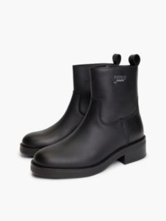 Leather Soft Outsole Chelsea Boots — Black 2