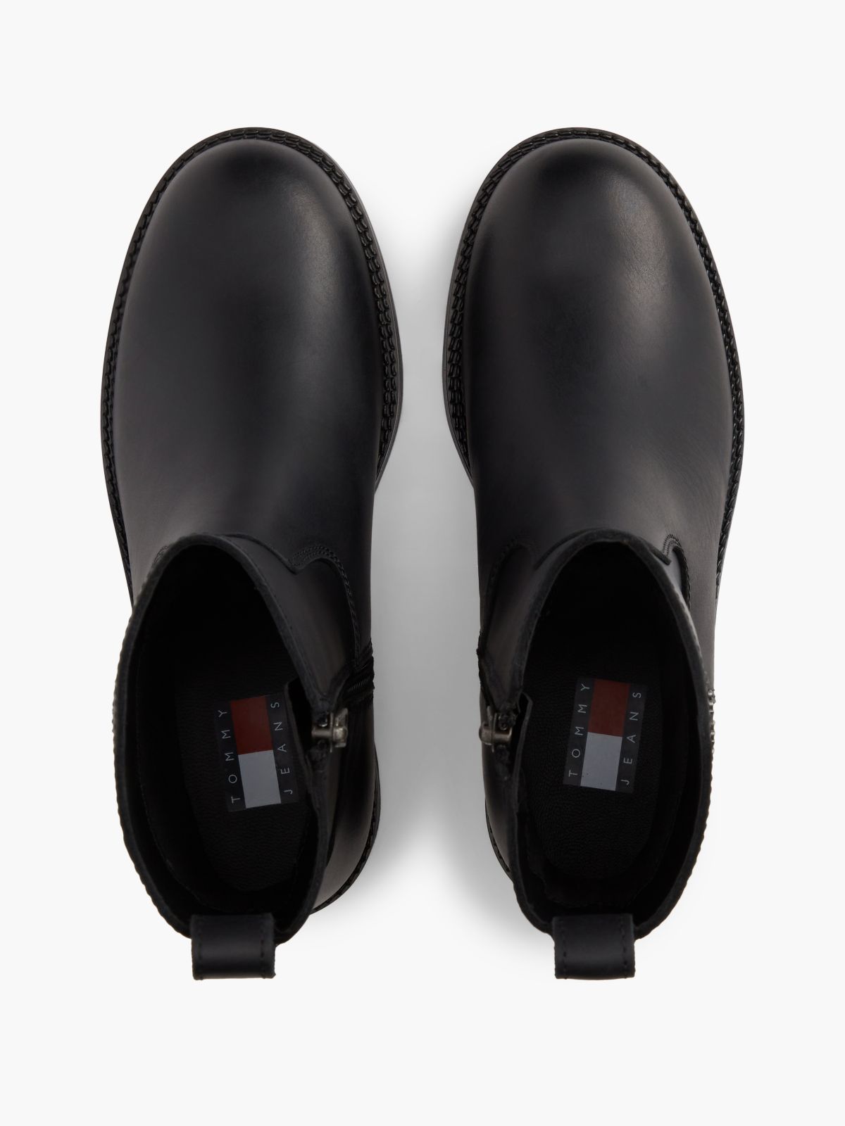 Leather Soft Outsole Chelsea Boots — Black