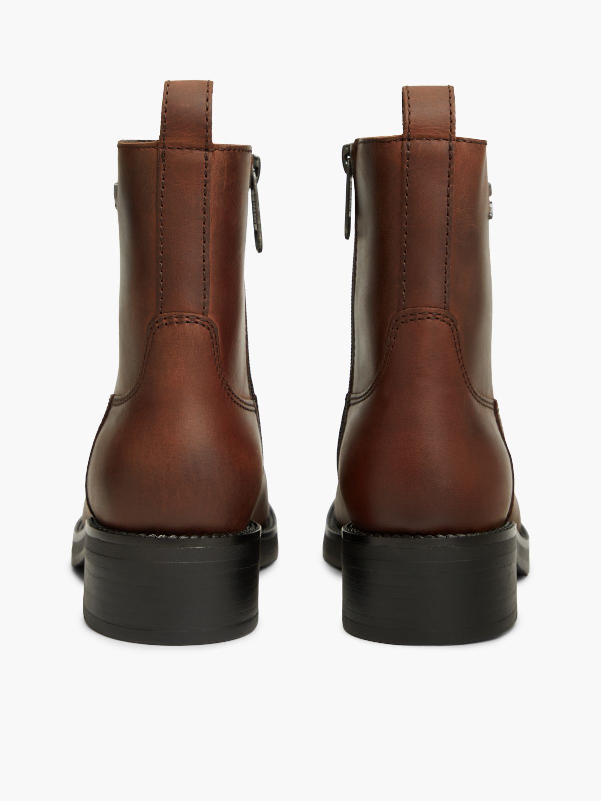 Leather Soft Outsole Chelsea Boots — Brown
