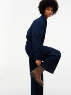 Leather Soft Outsole Chelsea Boots — Brown 8