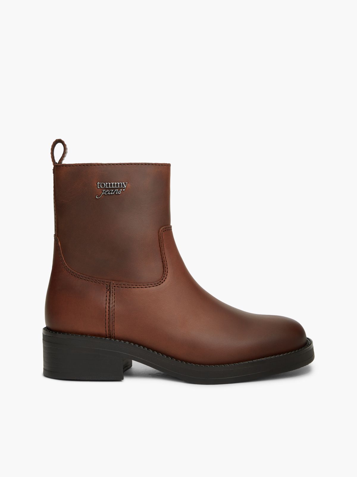 Leather Soft Outsole Chelsea Boots — Brown