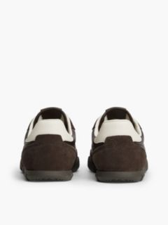 Leather Cleat Low Profile Trainers — Brown 4