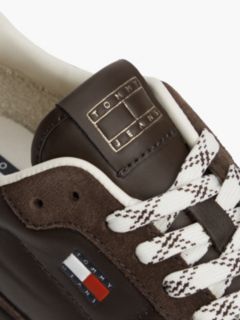 Leather Cleat Low Profile Trainers — Brown 6