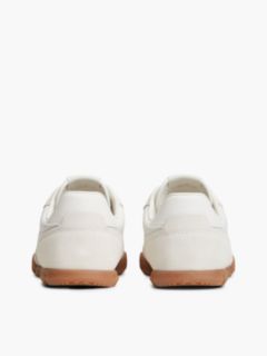 Leather Cleat Low Profile Trainers — White 4