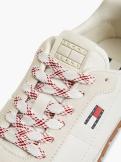 Leather Cleat Low Profile Trainers — White 6