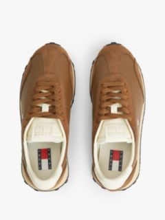 Archive Retro Trainers With Leather — Brown 3