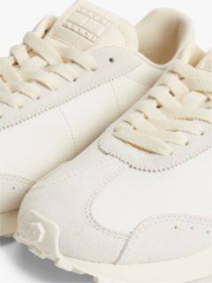 Archive Retro Trainers With Leather — White 6