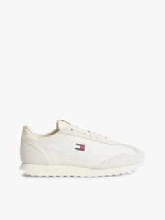 Archive Retro Trainers With Leather — White 1