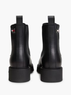 Leather Cleat Chelsea Boots — Black 4