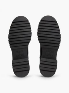 Leather Cleat Chelsea Boots — Black 5